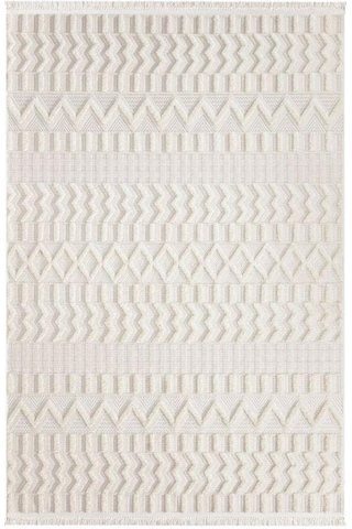 Vivaldi Havana 3005 Krem İskandinav Serisi Salon Oturma Yatak Odası Halısı Krem