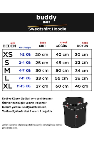 Kedi Ve Köpek Kıyafeti Kiss Me Baskılı Gri Sweatshirt Hoodie
