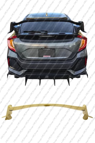 Honda Civic 2016-2021 Hatchback Typer Spoiler - Fk7 Spoyler