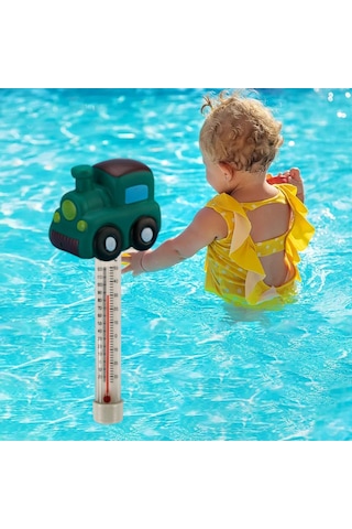 Suntek Yüzer Havuz Termometresi Jakuzi Akvaryumlar Tren-şekli