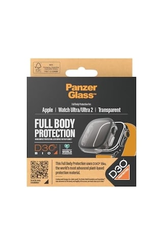 Panzer Glass - Screen Protector Med D3o Full Body Apple Watch Uyumlu Ultra - 49 Mm - Şeffaf