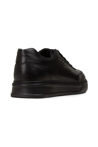 Deery Erkek Hakiki Deri Siyah Sneaker Ayakkabı - 02015msyhe01 Siyah