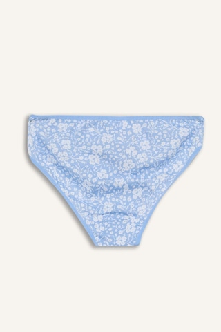 Defacto Kalp Desenli Ribana 3lü Slip Külot Kız Çocuk H1388a826smbe574 Mavi-be574