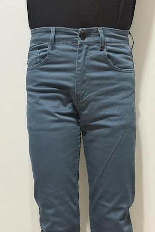 Hacker Denim Hacker Dmctekstil Erkek Mavi Y 979 Yüksek Bel Rahat Kesim Boru Paça Jean Pantolon