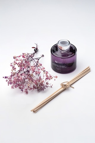 Zift Unique Powder Charm - Bambu Çubuklu Oda Kokusu Dekoratif Çiçekli Banyo & Tuvalet & Oda Parfümü 100ml Diğer