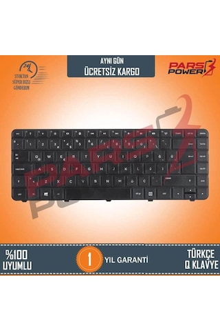 HP Uyumlu 2000-2D00Et, 2000-2D00St, 2000-2D05St Notebook Klavye Siyah