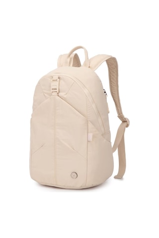 Smart Bags Mikro Poly Kumaş Kadın Sırt Çantası 3336 Bej