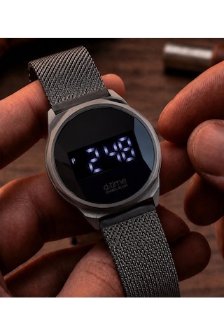Dijital Led Dokunmatik Ekranlı Suya Dayanıklı 2 Yıl Garantili 3 Atm Unisex Kol Saati Vs.blkt.1109 Gümüş