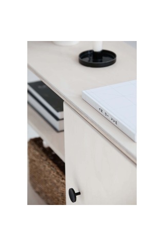 Woodesk Rovere, Ahşap, Dolap Ve Konsol, 120x90, Beyaz Renk
