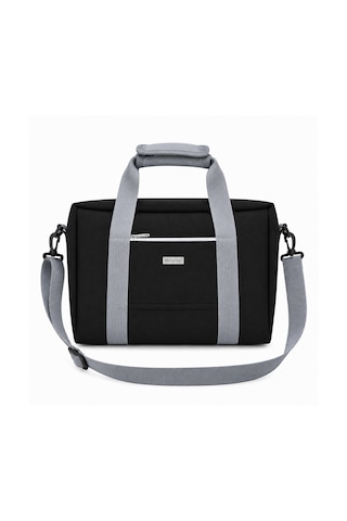 Microcase 4 Bölmeli Geniş Hacim Dayanıklı Spor Seyahat Malzeme Çantası Medium Al5583 Siyah