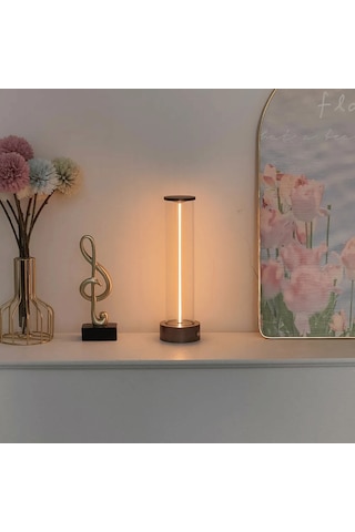 Forlife Dokunmatik Şarjlı Dekoratif Magnetik Led Masa Lambası Gün Işığı