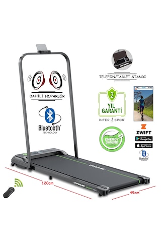 Dynamic Walkfitpad T500 Enerji Tasarruflu Yağlama Gerektirmeyen Koşu Bandı
