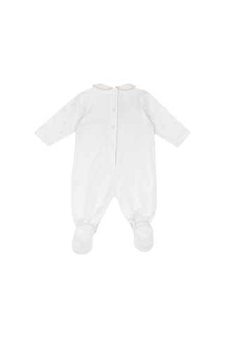 Chicco Kız Bebek Paça İçinden Açılan Tulum 09101475000000 000033 Beyaz
