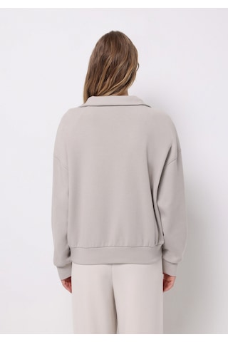 Colin's Colins Regular Fit Fermuarlı Düz Kadın Taş Sweatshirt Cl1076443 Q1.v2 Stn Taş