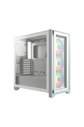 Corsair iCue 4000X CC-9011205-WW RGB Bilgisayar Kasası Beyaz