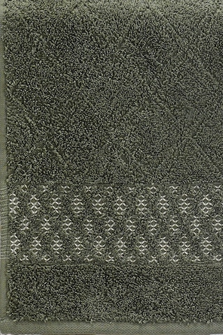 Forestel Ve Yüz Havlu Seti | Yeşil-Krem 4'lü 50X90 Cm Yeşil