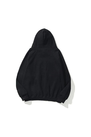 Altamira Unisex Essantial Baskılı Oversize Kapşonlu Sweatshirt 001