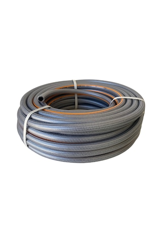 Reyo 1/2'' Örgülü Premium Şeffaf Bahçe Hortumu 25 Metre