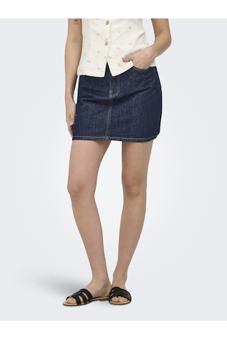 Only Kadın Mini Kot Etek 15339630 Lacivert