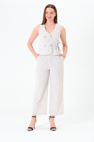 Sortie Collection Seyyar Kemerli Pantolon Bej