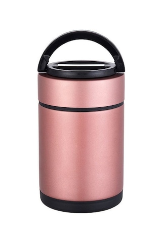 Pembe304 Çelik 1800 Ml Vakum Yemek Mama Saklama Termosu Sefertası Pembe