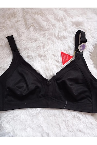 Acemoğlu Kadın Balensiz C Cup Toparlayıcı Sütyen 5555 Siyah