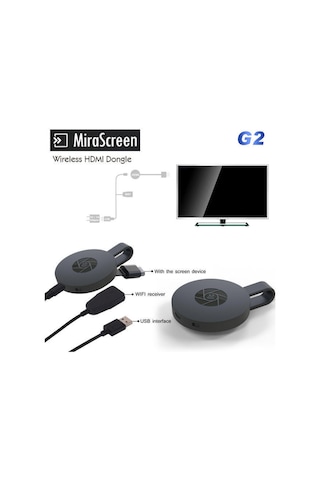 Medyasarf_Bilgisayar Mirascreen G2-4 Full Hd 1080P Hdmı Kablosuz Görüntü Ses Aktarıcı