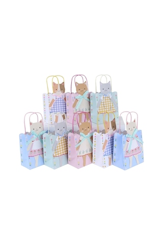 Meri Meri - Kitten Club Party Bags - Yavru Kedi Kulübü Parti Çantaları - 8 Adet Tüm Yaşlar