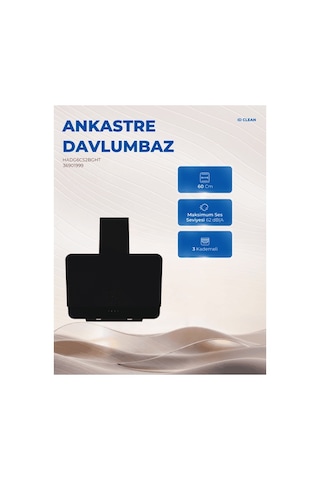 Haier HADG6CS2BGHT Duvar Tipi Davlumbaz