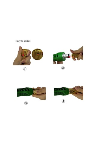 Geri Çekilebilir Sprey Hortumu 2,5 M Metal Braketli Esnek Su Hortumu B Diğer