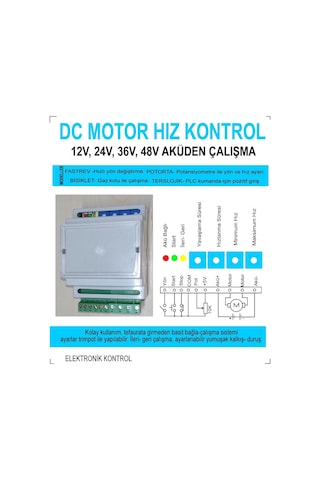 PWM Dc Motor Hız Kontrol Devresi Motor Hız Kontrol 12V 48V 10A