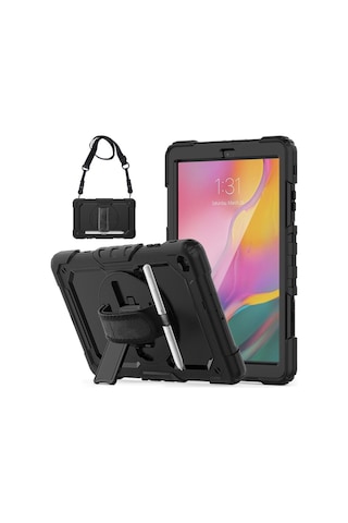 Samsung Galaxy Uyumlu Tab A9 Plus X210 X215 X216 Kılıf Defender Askılı Pars Case Fuji