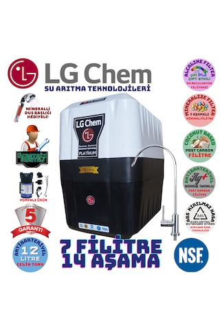 Lg Chem Platınum Pompalı Montaj Dahil 12 Lt 7 Fl Su Arıtma Cihazı