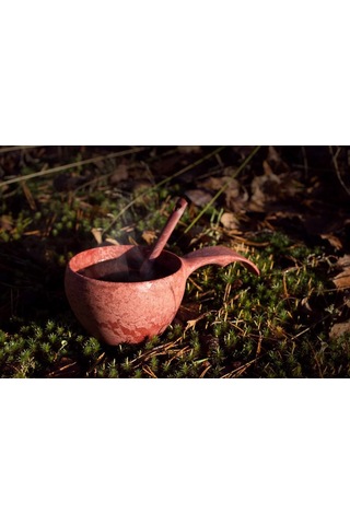 Kupilka Slow Down Bardak Tabak Kaşık Set Kırmızı Mz Kırmızı