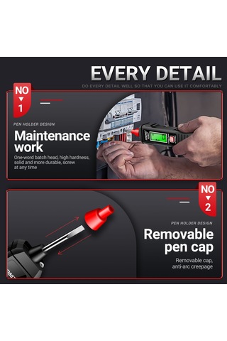 Yifomall Aneng Vd807 Akıllı Dijital Voltaj Test Kalemi - 12-300v Ac/dc, Ncv Sensörlü, Led Aydınlatmalı, Pil Hariç