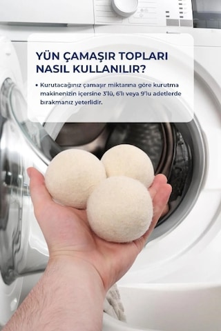 River World Çamaşır Kurutma Seti Yün 3 Adet Çok Renkli