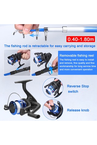 50cm Olta Takımı Takım Taşınabilir Balıkçılık Aksesuar Çantası,çok Renkli