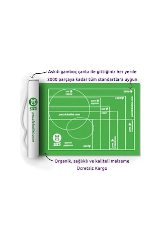 Sızs Puzzle Halısı 2000’Lik