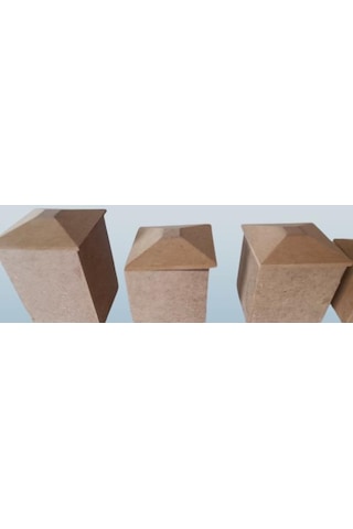 Hobi Adn Dekoratif Ve Kullanım Baharatlık Set Ahşap Mdf Ham Cnc Kesim El Yapım Ahşap