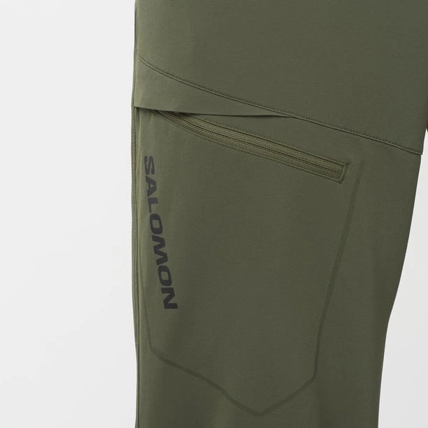 Salomon Wayfarer Warm Pants M Erk Grape Leaf// Outdoor Pantolonu Lc2616200 Haki