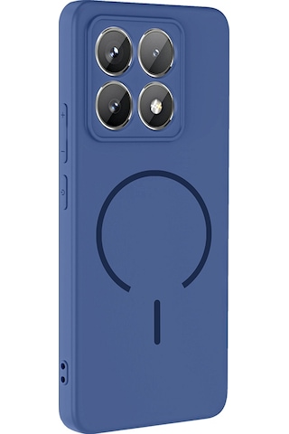 Xiaomi 14t Pro Kılıf M-safe Şarj Özellikli Mkst Meta Kapak - Siyah Siyah