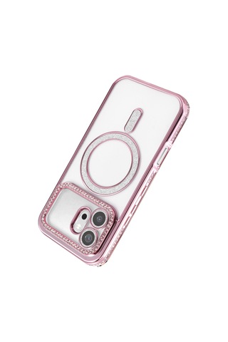 Newface Huawei Honor 600 Joke Simli Magneticsafe Kılıf Pembe