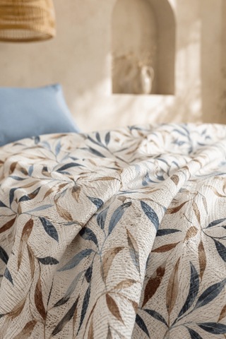 La Notte Spring Garden Çift Kişilik 4 Parça Pike Takımı 210x230 + 160x200 + 2/50x70 Cm Çok Renkli