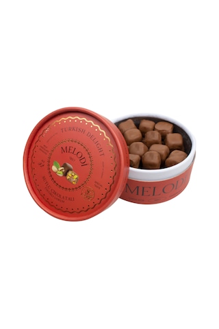 Melodi Çikolata Sütlü Çikolatalı Duble Fıstıklı Lokum 250 G
