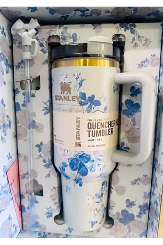 Stanley Loveshackfancy 40oz Everblooming Rosettes Blue Floral