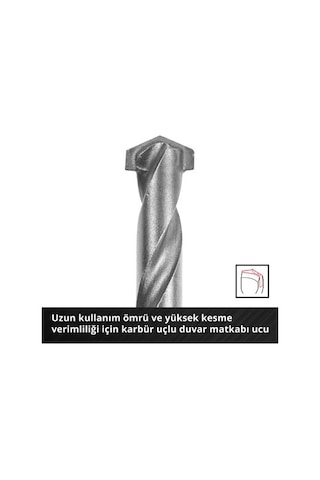 10 Parça Duvar Matkap Ucu Seti İle Dayanıklı Çelik Malzeme