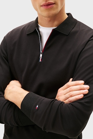 Tommy Hilfiger Erkek Polo Yaka Sweat Mw0mw40302 Bds Siyah Siyah