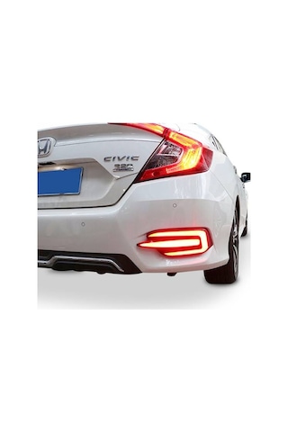 Honda Civic Fc5 Arka Sis Lambası Ledi 3 Çizgi E Dizayn
