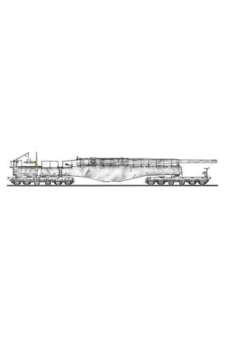 Hasegawa 30070 1/72 Ölçek, German Railway Gun K5 E Leopold Winter Camouflage W/figure, Plastik Model Kiti-57152