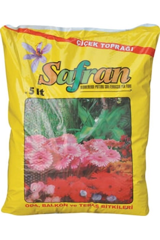 Safran Torf Saksı Çiçek Toprağı 5 L Safran Torf Saksı Çiçek Toprağı 5 L